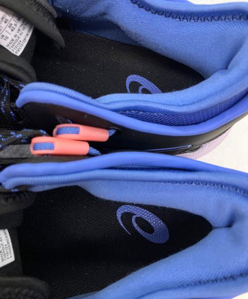 asics（アシックス）asics (アシックス) NOVA SURGE LOW 2 ブラック×ブルー サイズ:SIZE 28.5cmの古着・服飾アイテム
