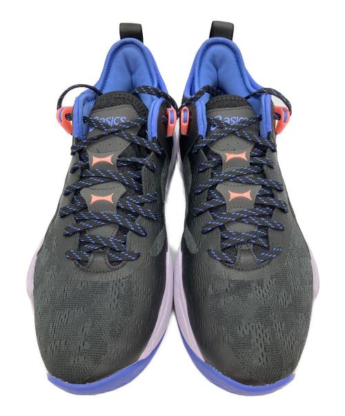 asics（アシックス）asics (アシックス) NOVA SURGE LOW 2 ブラック×ブルー サイズ:SIZE 28.5cmの古着・服飾アイテム
