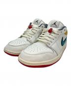 NIKEナイキ）の古着「Air Jordan 1 Low PRM」｜ホワイト×グリーン