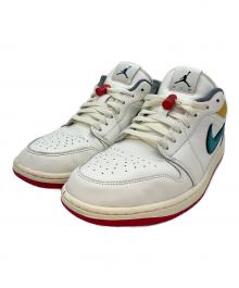 NIKE（ナイキ）の古着「Air Jordan 1 Low PRM」｜ホワイト×グリーン