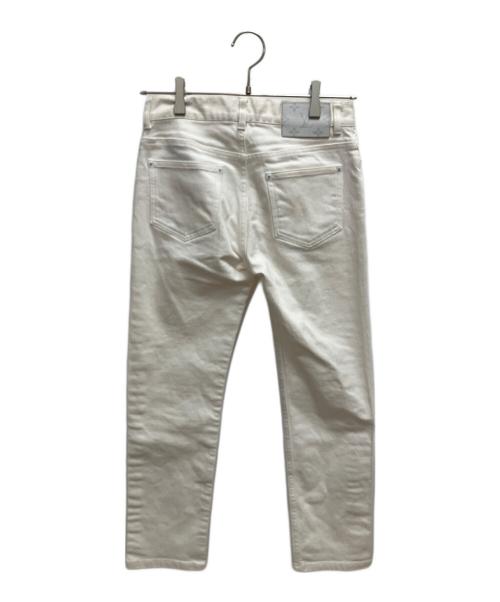 LOUIS VUITTON（ルイ ヴィトン）LOUIS VUITTON (ルイ ヴィトン) スリムストレッチデニムパンツ ホワイト サイズ:SIZE 66cm（W26）の古着・服飾アイテム
