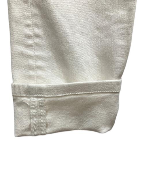LOUIS VUITTON（ルイ ヴィトン）LOUIS VUITTON (ルイ ヴィトン) スリムストレッチデニムパンツ ホワイト サイズ:SIZE 66cm（W26）の古着・服飾アイテム