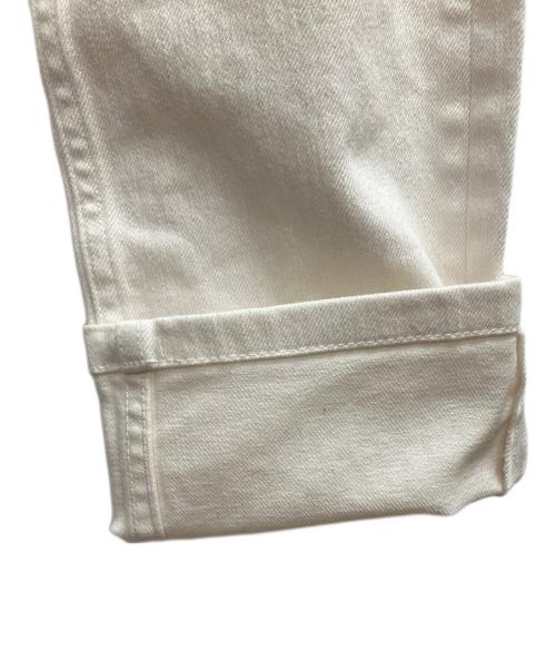 LOUIS VUITTON（ルイ ヴィトン）LOUIS VUITTON (ルイ ヴィトン) スリムストレッチデニムパンツ ホワイト サイズ:SIZE 66cm（W26）の古着・服飾アイテム