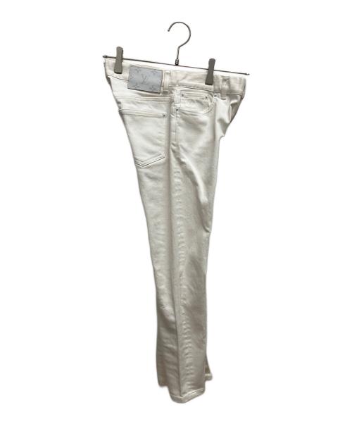 LOUIS VUITTON（ルイ ヴィトン）LOUIS VUITTON (ルイ ヴィトン) スリムストレッチデニムパンツ ホワイト サイズ:SIZE 66cm（W26）の古着・服飾アイテム