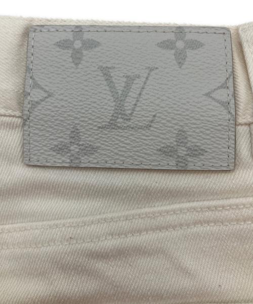 LOUIS VUITTON（ルイ ヴィトン）LOUIS VUITTON (ルイ ヴィトン) スリムストレッチデニムパンツ ホワイト サイズ:SIZE 66cm（W26）の古着・服飾アイテム