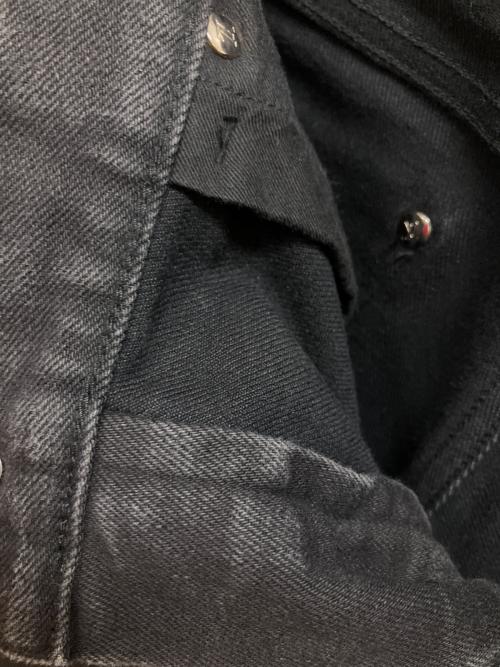 LOUIS VUITTON（ルイ ヴィトン）LOUIS VUITTON (ルイ ヴィトン) スリムストレッチデニムパンツ ブラック サイズ:SIZE 66cm (W26)の古着・服飾アイテム