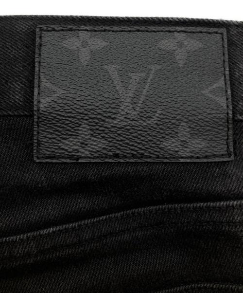 LOUIS VUITTON（ルイ ヴィトン）LOUIS VUITTON (ルイ ヴィトン) スリムストレッチデニムパンツ ブラック サイズ:SIZE 66cm (W26)の古着・服飾アイテム