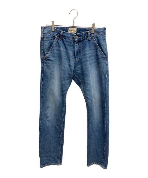 Almond Surf（アーモンド サーフ）Almond Surf (アーモンド サーフ) ALMOND ORGANIC DENIM USED WASH デニムパンツ ネイビー サイズ:SIZE Mの古着・服飾アイテム