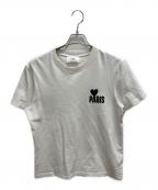AMI PARISアミ パリス）の古着「Paris Ami De Coeur Tシャツ」｜ホワイト