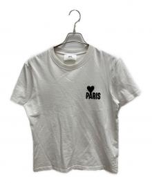 AMI PARIS（アミ パリス）の古着「Paris Ami De Coeur Tシャツ」｜ホワイト