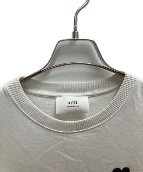 AMI PARIS（アミ パリス）AMI PARIS (アミ パリス) Paris Ami De Coeur Tシャツ ホワイト サイズ:SIZE Mの古着・服飾アイテム