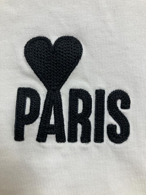 AMI PARIS（アミ パリス）AMI PARIS (アミ パリス) Paris Ami De Coeur Tシャツ ホワイト サイズ:SIZE Mの古着・服飾アイテム