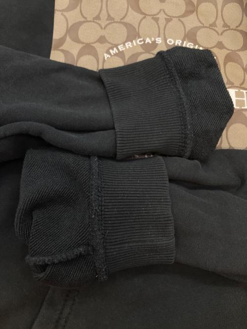 COACH（コーチ）COACH (コーチ) シグネチャーフーディ パーカー ブラック サイズ:SIZE XLの古着・服飾アイテム