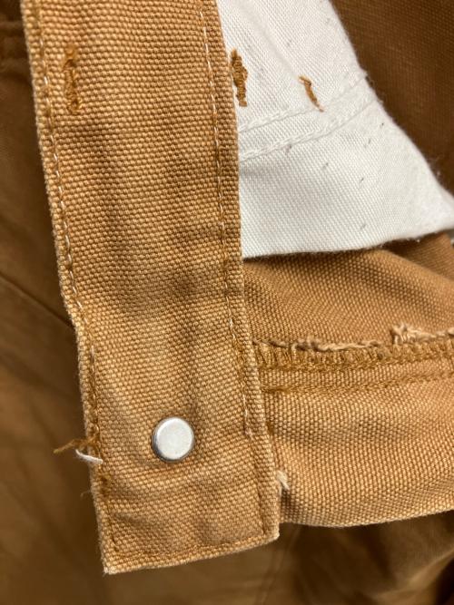round house（ラウンドハウス）round house (ラウンドハウス) BROWN DUCK DOUBLE FRONT PAINTER ダブルニーペインターパンツ ブラウン サイズ:SIZE 81cm (W32)の古着・服飾アイテム