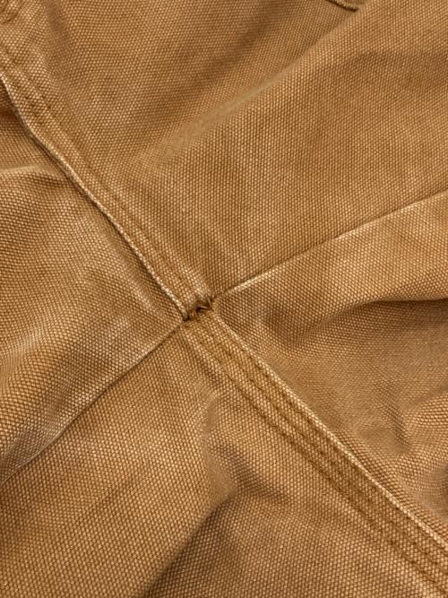 round house（ラウンドハウス）round house (ラウンドハウス) BROWN DUCK DOUBLE FRONT PAINTER ダブルニーペインターパンツ ブラウン サイズ:SIZE 81cm (W32)の古着・服飾アイテム