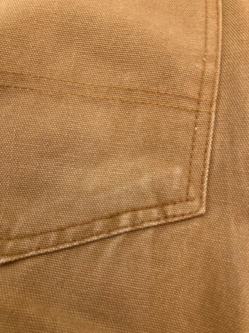 round house（ラウンドハウス）round house (ラウンドハウス) BROWN DUCK DOUBLE FRONT PAINTER ダブルニーペインターパンツ ブラウン サイズ:SIZE 81cm (W32)の古着・服飾アイテム