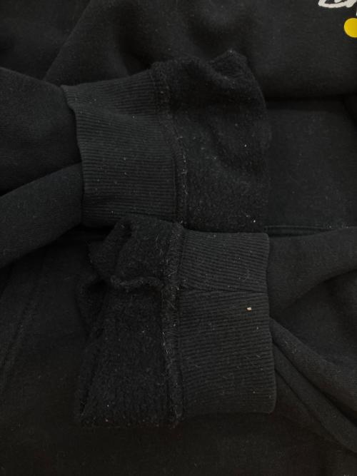 stussy（ステューシー）stussy (ステューシー) Dot Collage stussy hooded sweat パーカー ブラック サイズ:SIZE Mの古着・服飾アイテム