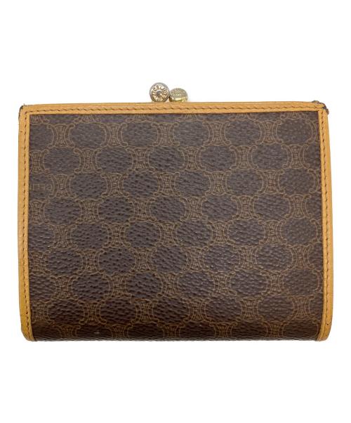 CELINE（セリーヌ）CELINE (セリーヌ) マカダム　2つ折り財布 ブラウンの古着・服飾アイテム