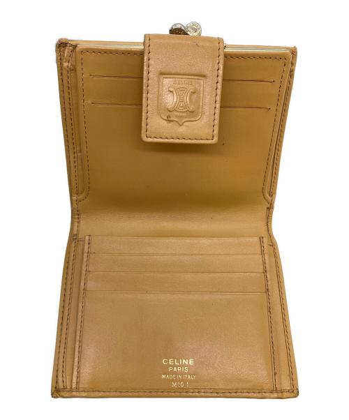 CELINE（セリーヌ）CELINE (セリーヌ) マカダム　2つ折り財布 ブラウンの古着・服飾アイテム