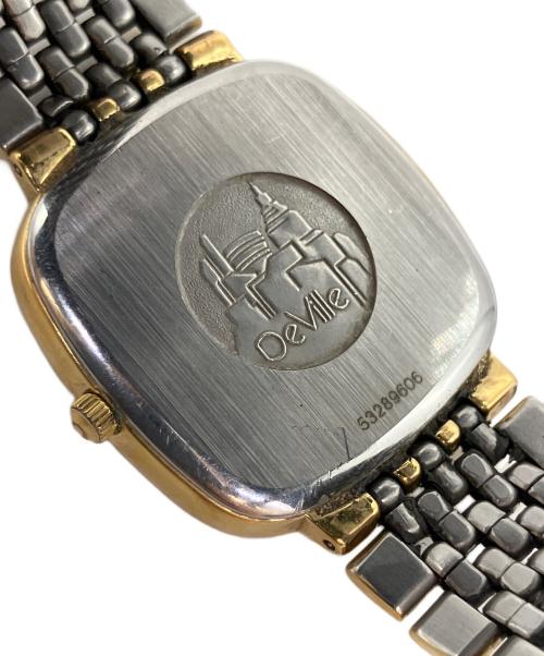 OMEGA（オメガ）OMEGA (オメガ) デ・ヴィル クォーツ スクエア・コンビ 腕時計 ゴールドの古着・服飾アイテム