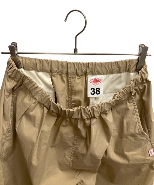 DANTON（ダントン）DANTON (ダントン) クロップドワイドイージーパンツ ベージュ サイズ:SIZE 38の古着・服飾アイテム
