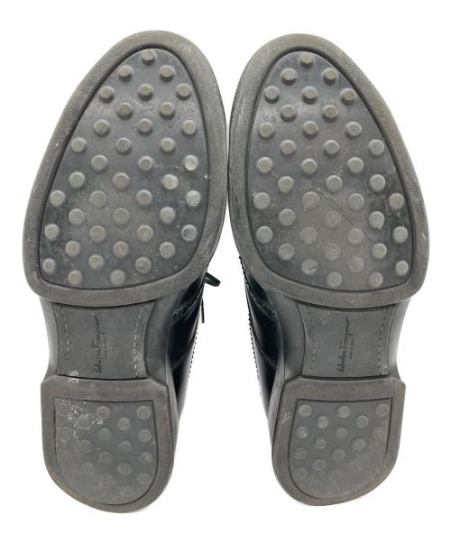 Salvatore Ferragamo（サルヴァトーレ フェラガモ）Salvatore Ferragamo (サルヴァトーレ フェラガモ) レザーシューズ ブラック サイズ:SIZE 7の古着・服飾アイテム