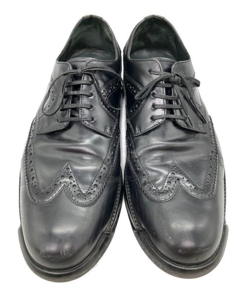 Salvatore Ferragamo（サルヴァトーレ フェラガモ）Salvatore Ferragamo (サルヴァトーレ フェラガモ) レザーシューズ ブラック サイズ:SIZE 7の古着・服飾アイテム