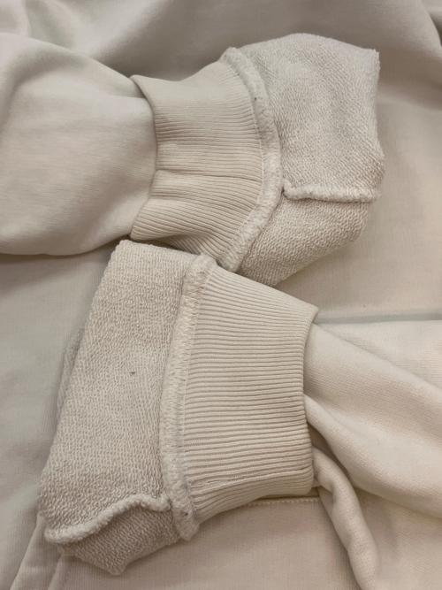 BALENCIAGA（バレンシアガ）BALENCIAGA (バレンシアガ) バックロゴ プリント フーディ パーカー ホワイト サイズ:SIZE Sの古着・服飾アイテム