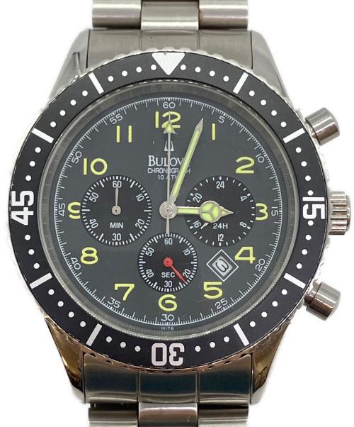 BULOVA（ブローバ）BULOVA  (ブローバ) クロノグラフ　クォーツ腕時計 グレーの古着・服飾アイテム