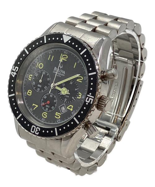 BULOVA（ブローバ）BULOVA  (ブローバ) クロノグラフ　クォーツ腕時計 グレーの古着・服飾アイテム