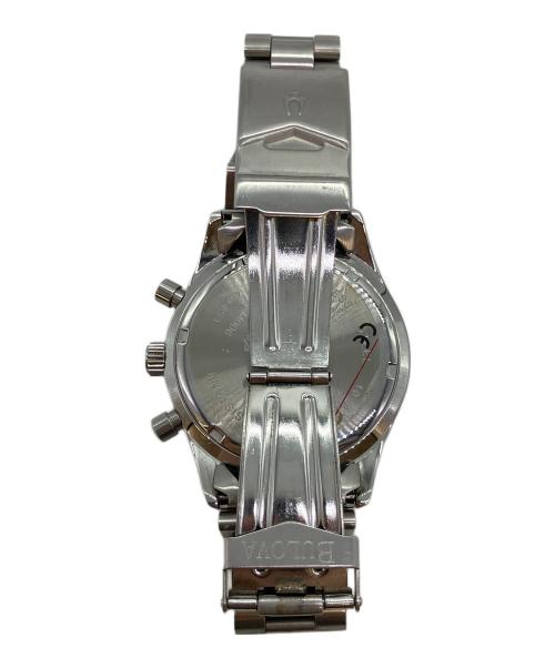 BULOVA（ブローバ）BULOVA  (ブローバ) クロノグラフ　クォーツ腕時計 グレーの古着・服飾アイテム