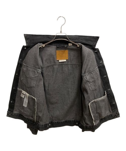LEVI'S（リーバイス）LEVI'S (リーバイス) TYPEⅢ リラックスフィットトラッカージャケット デニムジャケット ブラック サイズ:SIZE Sの古着・服飾アイテム