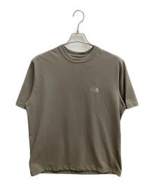 THE NORTHFACE PURPLELABEL×BEAMS（ザ・ノースフェイス パープルレーベル×ビームス）の古着「別注ロゴプリントTシャツ 半袖カットソー」｜オリーブ