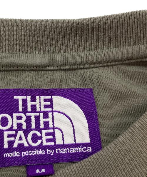 THE NORTHFACE PURPLELABEL（ザ・ノースフェイス パープルレーベル）THE NORTHFACE PURPLELABEL (ザ・ノースフェイス パープルレーベル) BEAMS (ビームス) 別注ロゴプリントTシャツ 半袖カットソー オリーブ サイズ:SIZE Mの古着・服飾アイテム