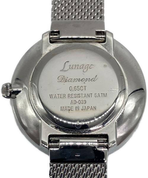 Lunage（ルナージュ）Lunage (ルナージュ) ダイヤベゼル腕時計 スカイブルーの古着・服飾アイテム