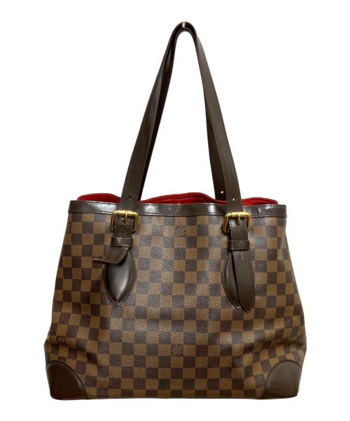 LOUIS VUITTON（ルイ ヴィトン）LOUIS VUITTON (ルイ ヴィトン) ダミエ ハムステッドPM　ハンドバッグ ブラウンの古着・服飾アイテム