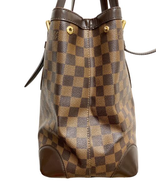 LOUIS VUITTON（ルイ ヴィトン）LOUIS VUITTON (ルイ ヴィトン) ダミエ ハムステッドPM　ハンドバッグ ブラウンの古着・服飾アイテム