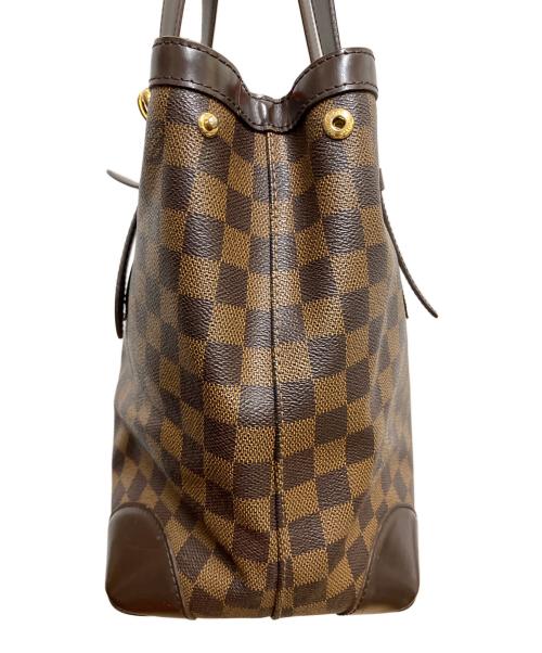 LOUIS VUITTON（ルイ ヴィトン）LOUIS VUITTON (ルイ ヴィトン) ダミエ ハムステッドPM　ハンドバッグ ブラウンの古着・服飾アイテム