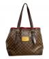 LOUIS VUITTON（ルイ ヴィトン）の古着「ダミエ ハムステッドPM　ハンドバッグ」｜ブラウン