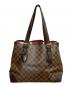 LOUIS VUITTON (ルイ ヴィトン) ダミエ ハムステッドPM　ハンドバッグ ブラウン：50000円