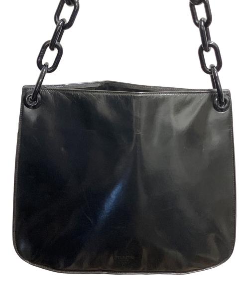 PRADA（プラダ）PRADA (プラダ) チェーンショルダーバッグ ブラックの古着・服飾アイテム
