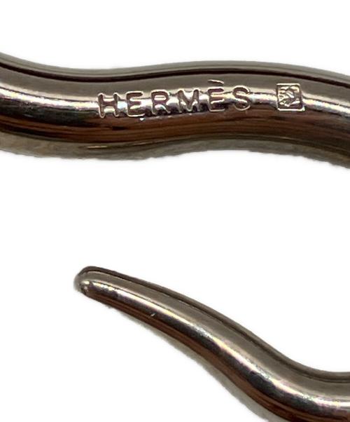 HERMES（エルメス）HERMES (エルメス) ジャンボブレス ブレスレット ブラウン×シルバーの古着・服飾アイテム