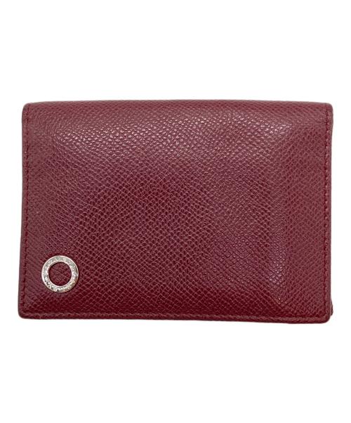 BVLGARI（ブルガリ）BVLGARI (ブルガリ) カードケース ワインレッドの古着・服飾アイテム