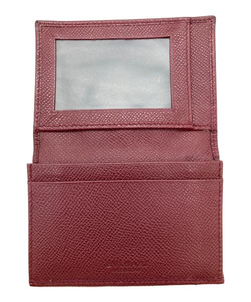 BVLGARI（ブルガリ）BVLGARI (ブルガリ) カードケース ワインレッドの古着・服飾アイテム