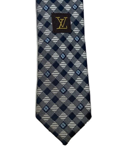 LOUIS VUITTON（ルイ ヴィトン）LOUIS VUITTON (ルイ ヴィトン) ネクタイ ブルー×グレー サイズ:不明の古着・服飾アイテム