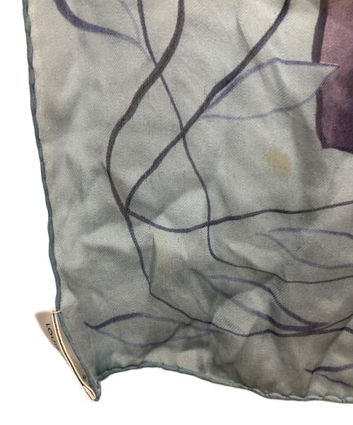 LOUIS VUITTON（ルイ ヴィトン）LOUIS VUITTON (ルイ ヴィトン) シルクスカーフ ブルーの古着・服飾アイテム