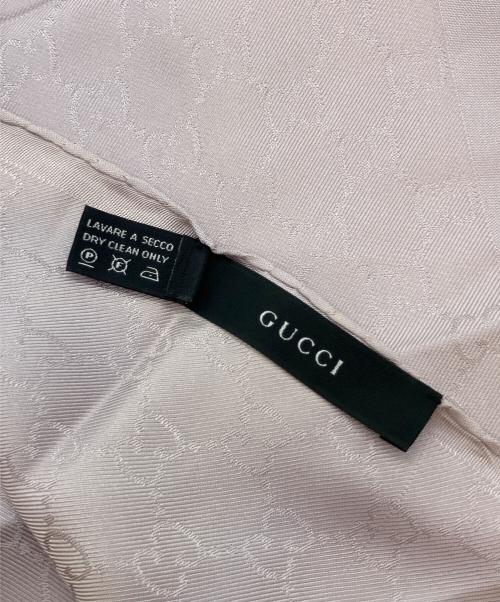 GUCCI（グッチ）GUCCI (グッチ) シルクスカーフ ピンクの古着・服飾アイテム
