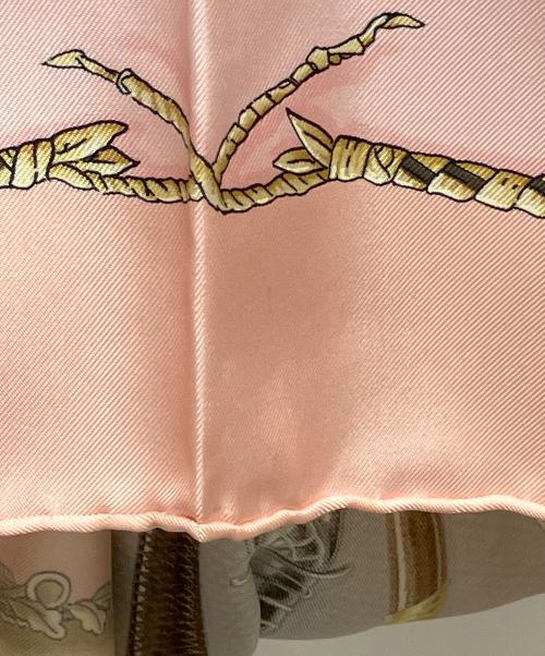 HERMES（エルメス）HERMES (エルメス) CANNES&POMMEAUX ピンクの古着・服飾アイテム