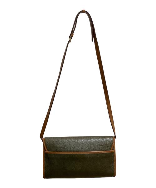 CELINE（セリーヌ）CELINE (セリーヌ) 2WAYショルダーバッグ グリーン×ブラウンの古着・服飾アイテム