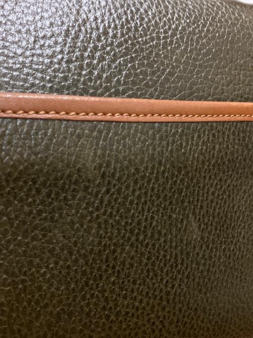 CELINE（セリーヌ）CELINE (セリーヌ) 2WAYショルダーバッグ グリーン×ブラウンの古着・服飾アイテム